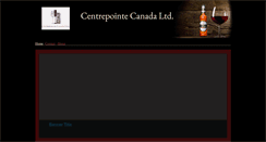 Desktop Screenshot of centrepointecanada.com